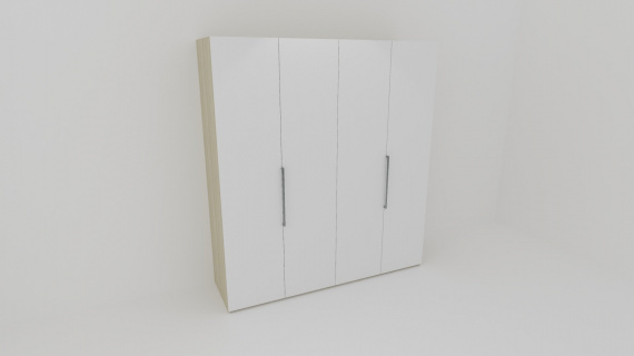 Příplatek na 1 dveře na skř.GRANDE 200cm - Bílá lesk 8685 - jen osobní odběr