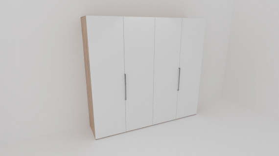 Příplatek na 1 dveře na skř.GRANDE 240cm - Bílá lesk 8685 - jen osobní odběr