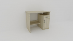 Psací stůl DELTA, pravý - jen osobní odběr