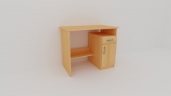 Psací stůl DELTA, pravý - jen osobní odběr