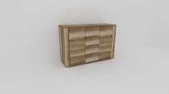 OS ADEL - č. 11 - komoda komb.dveře+zásuvky š.120 v.83 hl.42,5 - jen osobní odběr