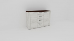 OS ADEL - č. 11 - komoda komb.dveře+zásuvky š.120 v.83 hl.42,5 - jen osobní odběr