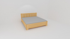 Dvoulůžko AURA s lamelovými rošty v.čela 110cm - 200 x 180 cm - jen osobní odběr