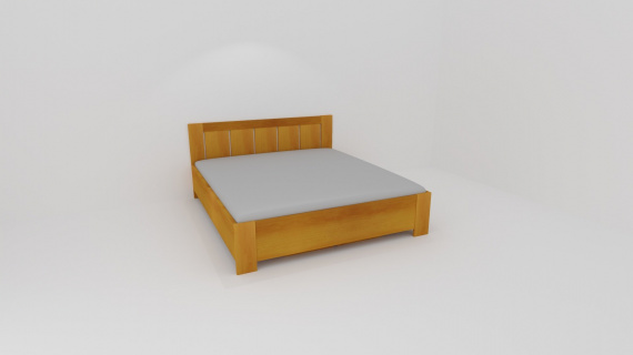 Dvoulůžko AURA s lamelovými rošty v.čela 110cm - 200 x 160 cm - jen osobní odběr