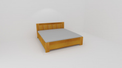 Dvoulůžko AURA s lamelovými rošty v.čela 110cm - 200 x 160 cm - jen osobní odběr