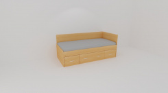 Lůžko Nemo, se 2 zvýš.čely - UNIVERZÁLNÍ L/P 2019 /vč. laťkového roštu - jen osobní odběr